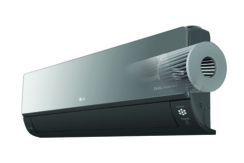 Render van een LG ARTCOOL Mirror